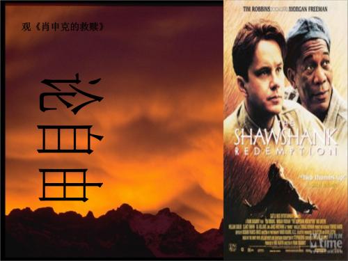 我对“肖申克的救赎”的想法