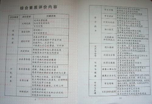 最新的九年级学生评语
