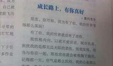 高中作文：成长路上，因为有你