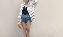 描写女人着装的句子