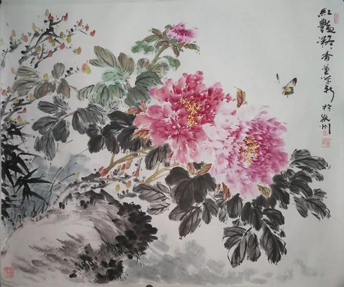 赞美牡丹句子