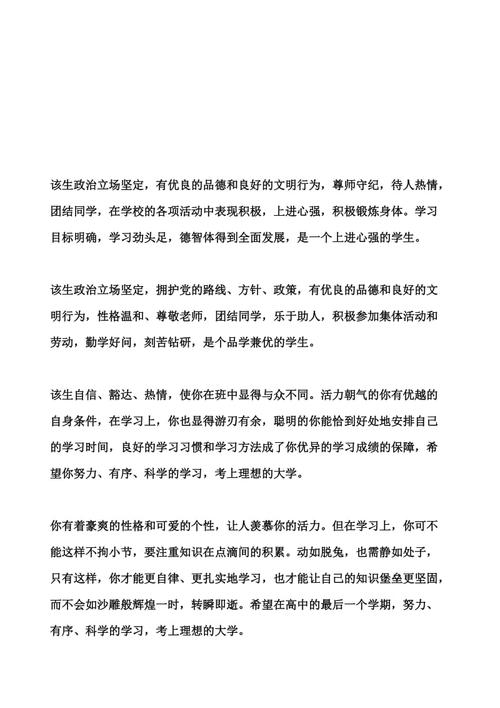 高中毕业生评论