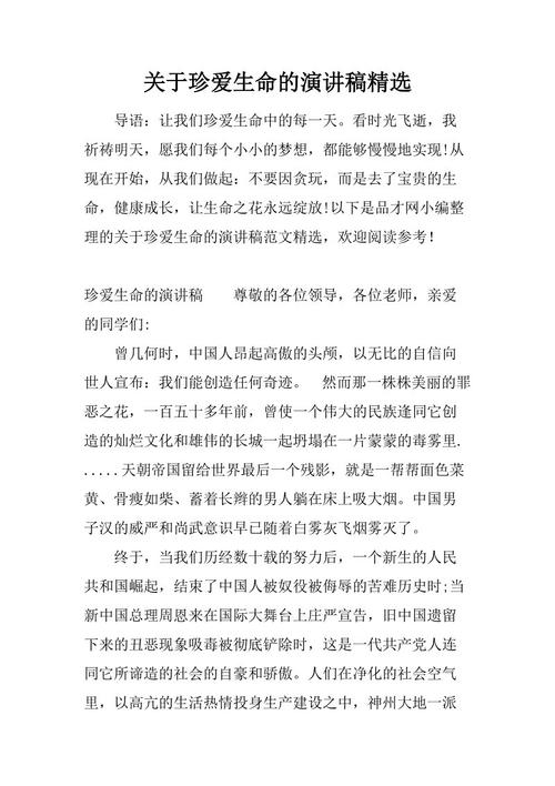 人生演讲