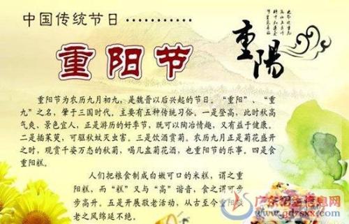 重阳节的起源和习俗