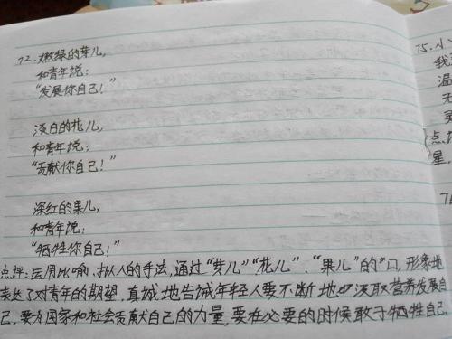 小学生的好句子节选