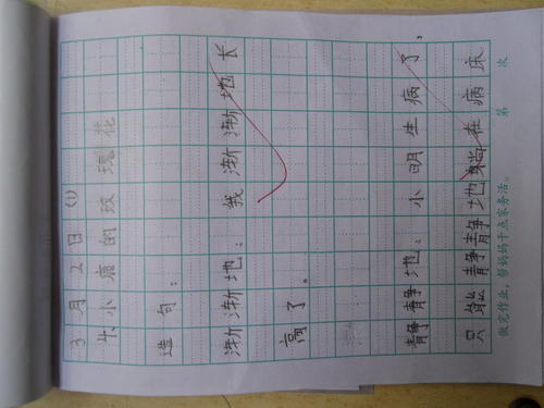 用句子显示