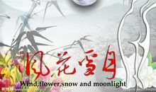 风花雪月造句