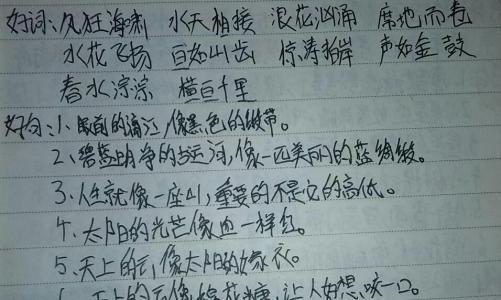 提取美丽的句子