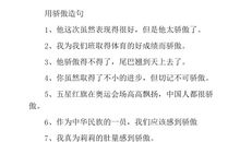 骄傲贬义词造句