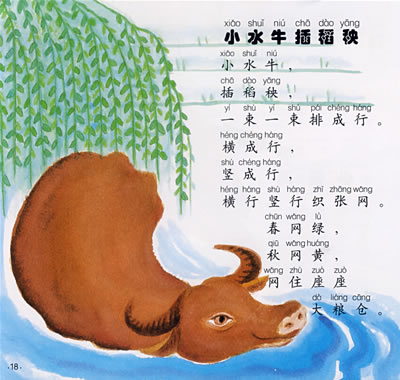 娃娃画绕口令