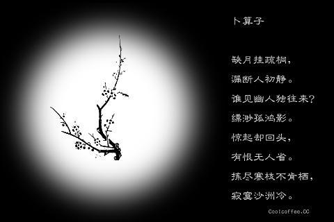 苏Shi：卜算子