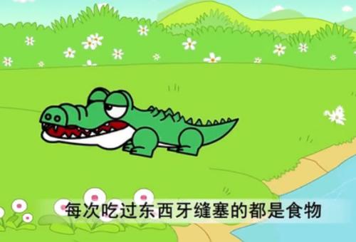 描述鳄鱼外观的句子
