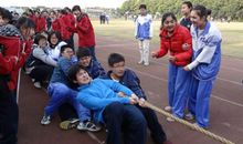 描写比赛场面的片段