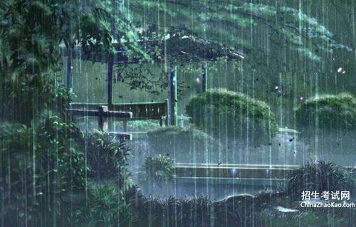 成语描述大雨