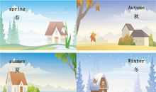 描写四季风景的诗句