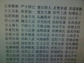 惯用语来形容