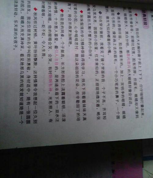 男性外貌描述片段