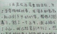 我当小老师作文