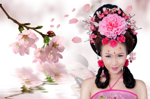 镜花水月亮