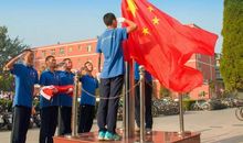 高三学生在国旗下讲话