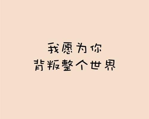 爱情句子