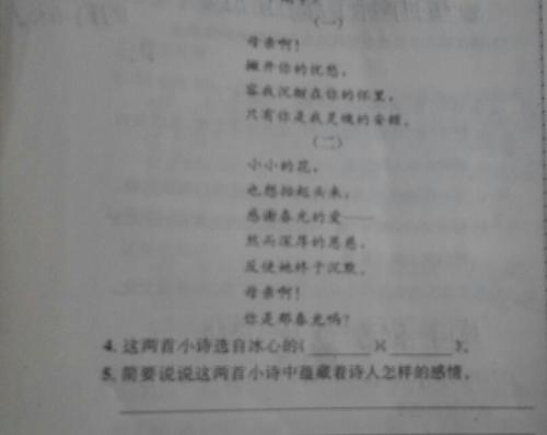 冰心的诗