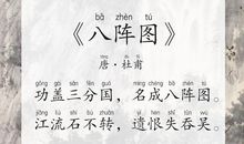 杜甫：八阵图