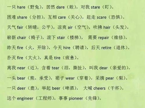 儿童英语修辞