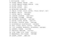 修身古文名言100句