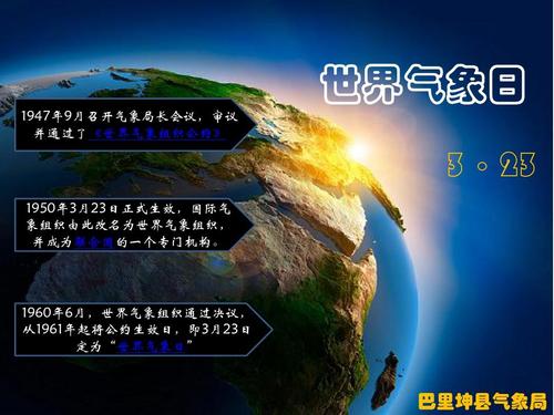 3月23日世界气象日的口号