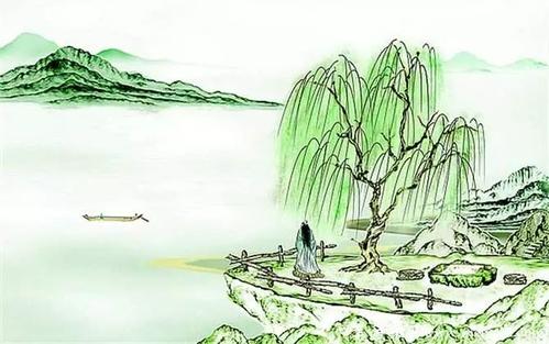 关于柳树的句子