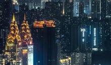 描写夜景繁华的句子