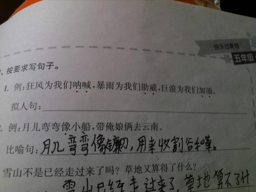 描述植物的拟人化句子