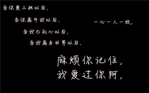 美丽的悲伤文本