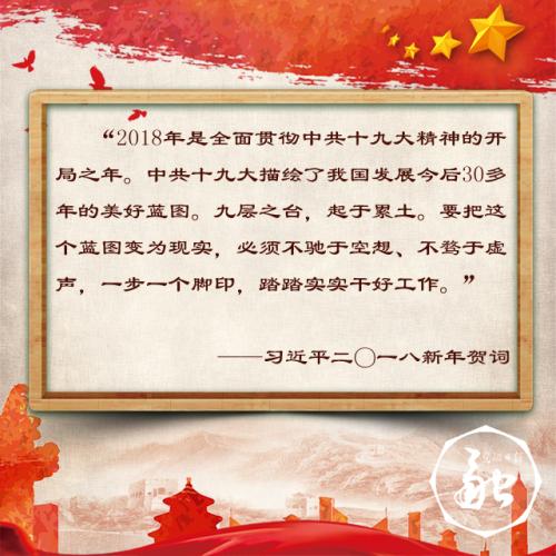 2018年新年贺词