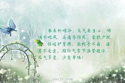描述天气的句子