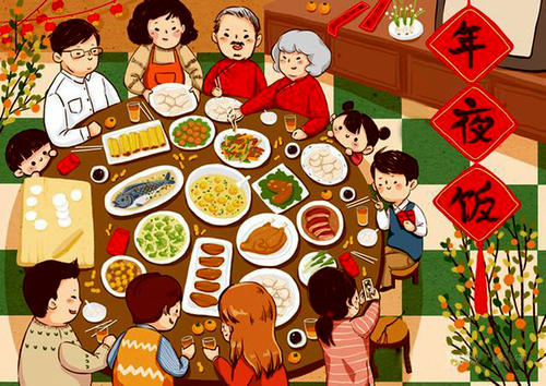新年习俗无处不在
