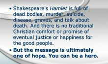 哈姆雷特读后感英文