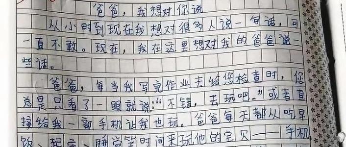 作文爸爸的爱