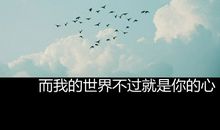 等你确定了自己的心，再来找我