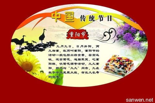 重阳节的组成