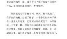 秋天的作文500字