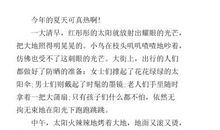 这个夏天作文600字