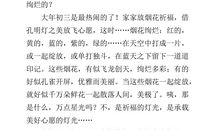 春节见闻作文100字