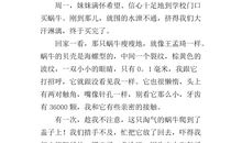 关爱小动物的小学生作文