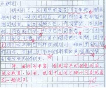 金色秋天作文500字
