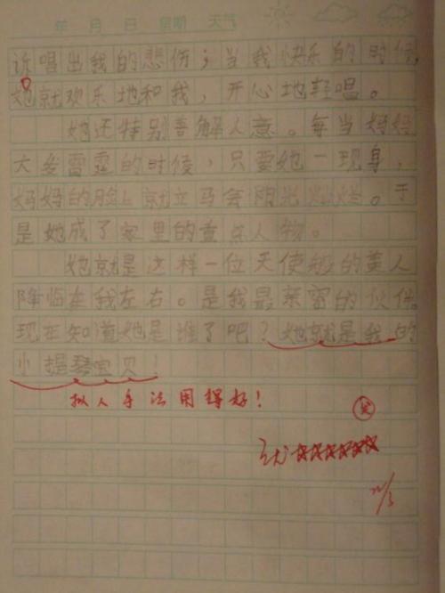 我的好朋友作文250字