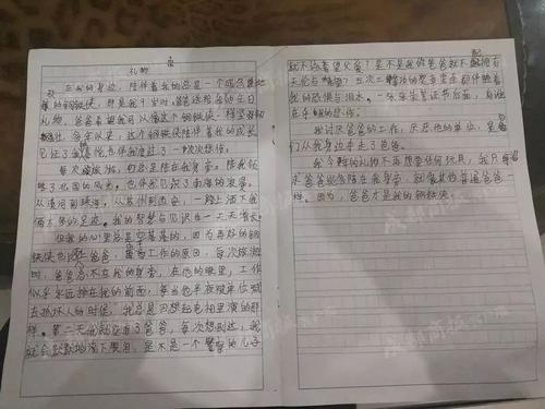 我父亲的作文