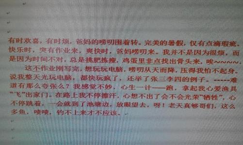 200字难忘的事