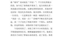 军训感悟作文
